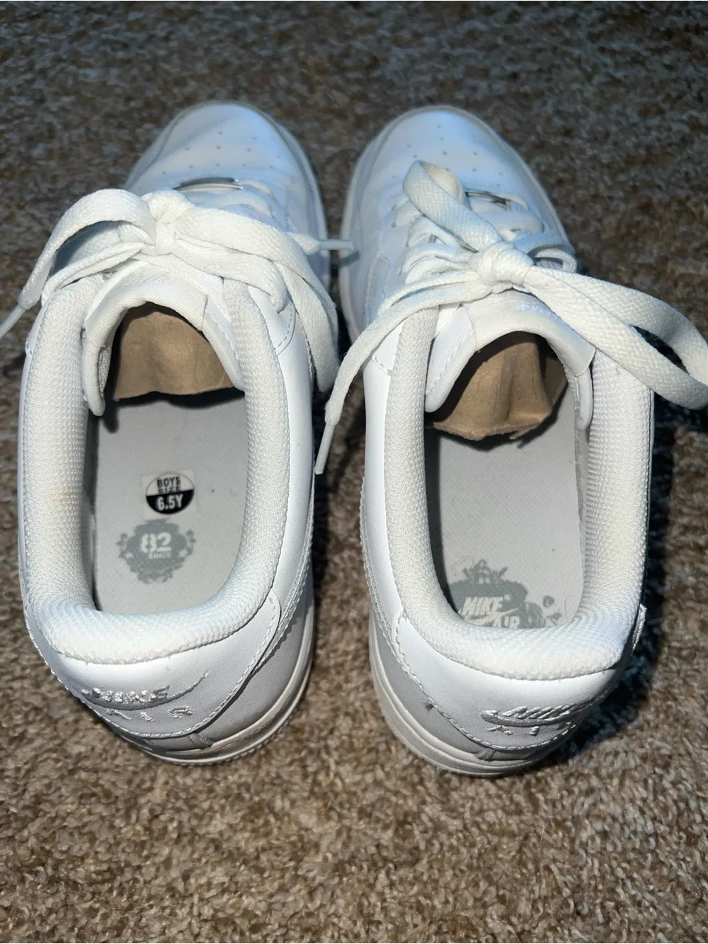 Nike Gray Air Force 1 (GS) size 6.5 Y
